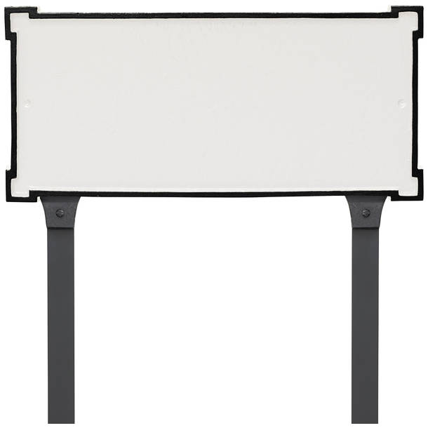 Montague Metal Products New Yorker Two Line Address Plaque & Reviews